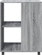 vidaXL - Bijzettafel - met - wieltjes - 55x60x78 - cm - hout - grijs - sonoma - eiken