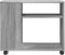 vidaXL - Bijzettafel - met - wieltjes - 70x35x60 - cm - hout - grijs - sonoma - eiken