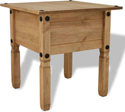 vidaXL Bijzettafel Mexicaans grenenhout Corona-stijl 53.5x53.5x55 cm