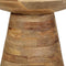 vidaXL - Bijzettafel - Ø37x45 - cm - massief - mangohout