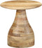 vidaXL - Bijzettafel - Ø40x40 - cm - massief - mangohout