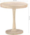 vidaXL - Bijzettafel - Ø50x55 - cm - massief - mangohout