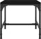 vidaXL - Bijzettafels - 2 - st - 40x40x35 - cm - bewerkt - hout - zwart