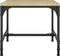 vidaXL - Bijzettafels - 2 - st - 40x40x35 - cm - bewerkt - hout - sonoma - eikenkleurig