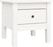 vidaXL - Bijzettafels - 2 - st - 40x40x39 - cm - massief - grenenhout - wit