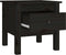 vidaXL - Bijzettafels - 2 - st - 40x40x39 - cm - massief - grenenhout - zwart