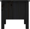 vidaXL - Bijzettafels - 2 - st - 40x40x39 - cm - massief - grenenhout - zwart