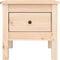 vidaXL - Bijzettafels - 2 - st - 40x40x39 - cm - massief - grenenhout