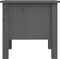 vidaXL - Bijzettafels - 2 - st - 40x40x39 - cm - massief - grenenhout - grijs