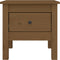 vidaXL - Bijzettafels - 2 - st - 40x40x39 - cm - massief - grenenhout - honingbruin