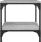 vidaXL - Bijzettafels - 2 - st - 40x40x40 - cm - bewerkt - hout - grijs - sonoma - eiken