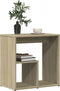 vidaXL - Bijzettafels - 2 - st - 50x30x50 - cm - bewerkt - hout - sonoma - eikenkleurig
