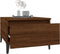 vidaXL - Bijzettafels - 2 - st - 50x46x35 - cm - bewerkt - hout - bruin - eikenkleur