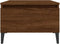 vidaXL - Bijzettafels - 2 - st - 50x46x35 - cm - bewerkt - hout - bruin - eikenkleur