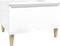 vidaXL - Bijzettafels - 2 - st - 50x46x35 - cm - bewerkt - hout - hoogglans - wit