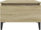 vidaXL - Bijzettafels - 2 - st - 50x46x35 - cm - bewerkt - hout - sonoma - eikenkleurig
