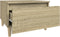 vidaXL - Bijzettafels - 2 - st - 50x46x35 - cm - bewerkt - hout - sonoma - eikenkleurig