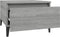 vidaXL - Bijzettafels - 2 - st - 50x46x35 - cm - bewerkt - hout - grijs - sonoma - eiken