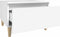 vidaXL - Bijzettafels - 2 - st - 50x46x35 - cm - bewerkt - hout - wit