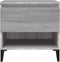 vidaXL - Bijzettafels - 2 - st - 50x46x50 - cm - bewerkt - hout - grijs - sonoma - eiken