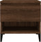 vidaXL - Bijzettafels - 2 - st - 50x46x50 - cm - bewerkt - hout - bruin - eikenkleur