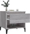 vidaXL - Bijzettafels - 2 - st - 50x46x50 - cm - bewerkt - hout - grijs - sonoma - eiken