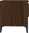 vidaXL - Bijzettafels - 2 - st - 50x46x50 - cm - bewerkt - hout - bruin - eikenkleur