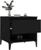 vidaXL - Bijzettafels - 2 - st - 50x46x50 - cm - bewerkt - hout - zwart
