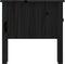 vidaXL - Bijzettafels - 2 - st - 50x50x49 - cm - massief - grenenhout - zwart