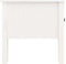 vidaXL - Bijzettafels - 2 - st - 50x50x49 - cm - massief - grenenhout - wit