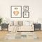 vidaXL - Bijzettafels - 2 - st - 50x50x49 - cm - massief - grenenhout - grijs