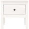 vidaXL - Bijzettafels - 2 - st - 50x50x49 - cm - massief - grenenhout - wit