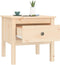 vidaXL - Bijzettafels - 2 - st - 50x50x49 - cm - massief - grenenhout