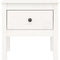 vidaXL - Bijzettafels - 2 - st - 50x50x49 - cm - massief - grenenhout - wit