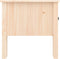 vidaXL - Bijzettafels - 2 - st - 50x50x49 - cm - massief - grenenhout