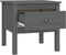 vidaXL - Bijzettafels - 2 - st - 50x50x49 - cm - massief - grenenhout - grijs