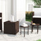 vidaXL - Bijzettafels - 3 - st - poly - rattan - bruin