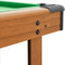 vidaXL - Biljarttafel - 4 - feet - 122x61x76 - cm - bruin