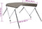 vidaXL - Biminitop - 2 - bogen - 180x150x110 - cm - grijs
