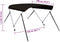 vidaXL - Biminitop - 2 - bogen - 180x150x110 - cm - zwart