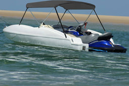 vidaXL - Biminitop - 2-boogs - 180x150x110 - cm - antracietkleurig