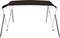 vidaXL - Biminitop - 3 - bogen - 183x140x137 - cm - zwart