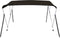 vidaXL - Biminitop - 3 - bogen - 183x160x137 - cm - zwart