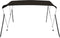 vidaXL - Biminitop - 3 - bogen - 183x180x137 - cm - zwart