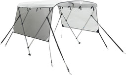 vidaXL - Biminitop - 3 - bogen - met - mesh - zijwanden183x(154-167)x137 - cm