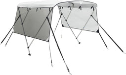 vidaXL - Biminitop - 3 - bogen - met - mesh - zijwanden - 183x(170-182)x137 - cm