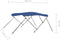 vidaXL - Biminitop - 3-boogs - 183x140x137 - cm - blauw