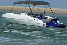 vidaXL - Biminitop - 3-boogs - 183x160x137 - cm - antracietkleurig