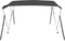 vidaXL - Biminitop - 3-boogs - 183x160x137 - cm - antracietkleurig