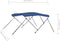 vidaXL - Biminitop - 3-boogs - 183x180x137 - cm - blauw